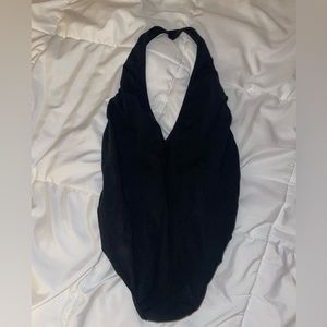 V-neck bodysuit